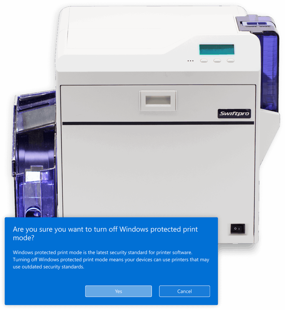 به‌روزرسانی مهم: Windows Protected Print Mode (WPP)